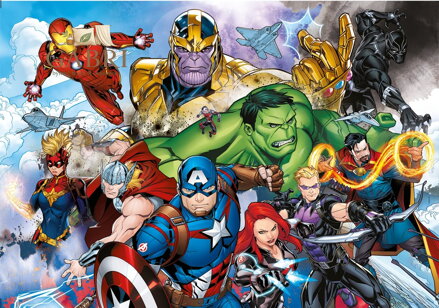 CLEMENTONI Puzzle Marvel: Avengers 104 dílků
