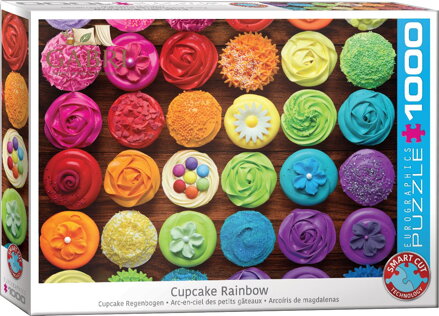EUROGRAPHICS Puzzle Dortíková duha 1000 dílků (Cupcake)