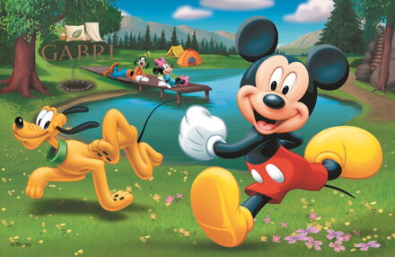 TREFL Puzzle Mickey Mouse: U jezera 54 dílků
