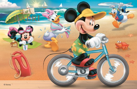 TREFL Puzzle Mickey Mouse: Na pláži 54 dílků