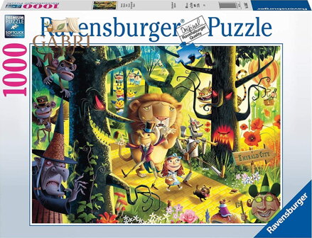 RAVENSBURGER Puzzle Lvi, tygři a medvědi 1000 dílků