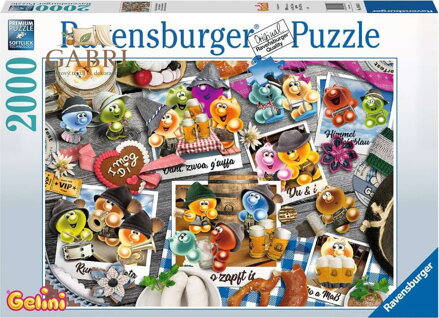 RAVENSBURGER Puzzle Gelini na Oktoberfestu 2000 dílků