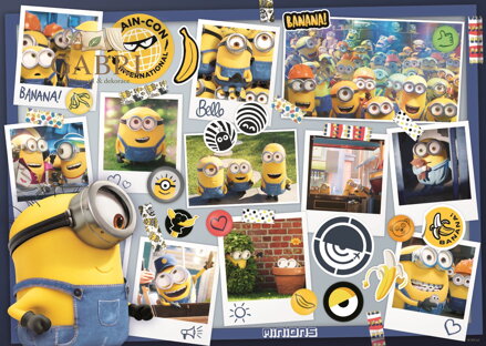 TREFL Puzzle Mimoni: Bláznivá foto kolekce 500 dílků