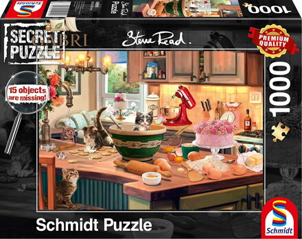 SCHMIDT Secret puzzle Na kuchyňském stole 1000 dílků