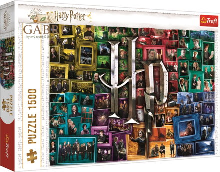 TREFL Puzzle Harry Potter: Svět Harryho Pottera 1500 dílků