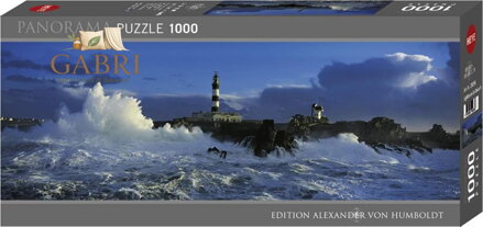 HEYE Panoramatické puzzle Maják Le Créac'h, Bretaň, Francie 1000 dílků