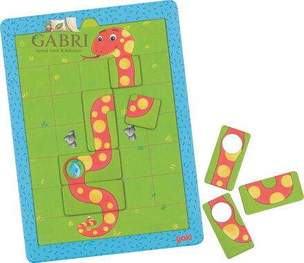 GOKI Magnetický hlavolam Hladový had