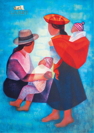 BLUEBIRD Puzzle Peruánská rodina 1000 dílků