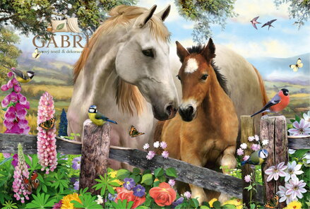 SCHMIDT Puzzle Klisna a hříbě 150 dílků