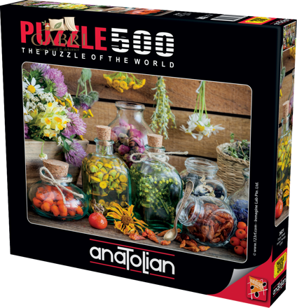 ANATOLIAN Puzzle Bylinná terapie 500 dílků