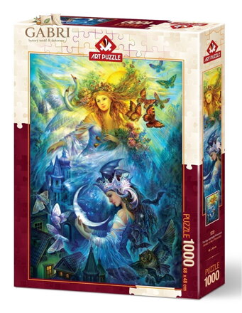 ART PUZZLE Puzzle Princezny Dne a Noci 1000 dílků