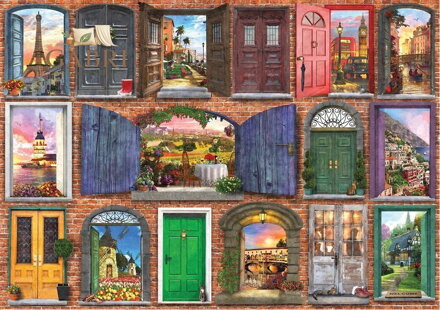 ART PUZZLE Puzzle Dveře Evropy 1000 dílků