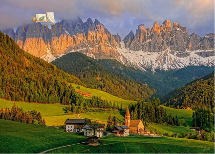 CHERRY PAZZI Puzzle Santa Maddalena, Dolomity 1000 dílků