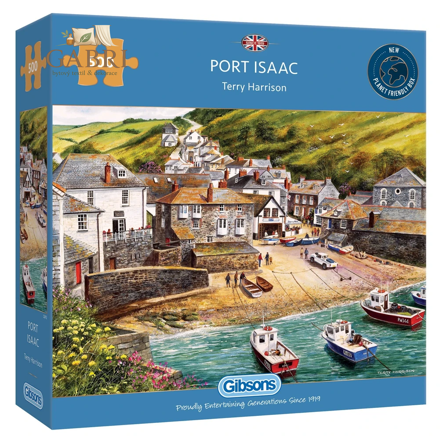 GIBSONS Puzzle Přístav Isaac, Cornwall 500 dílků