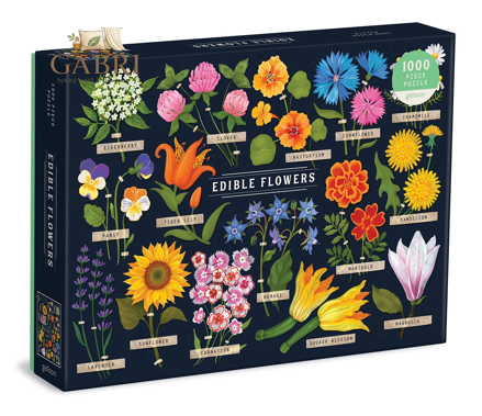 GALISON Puzzle Jedlé květiny 1000 dílků