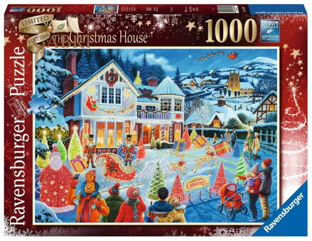 RAVENSBURGER Puzzle Vánoční dům 1000 dílků