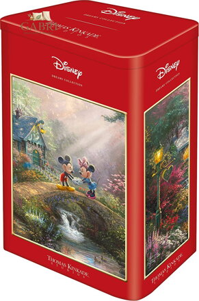 SCHMIDT Puzzle v plechové krabičce Mickey & Minnie 500 dílků