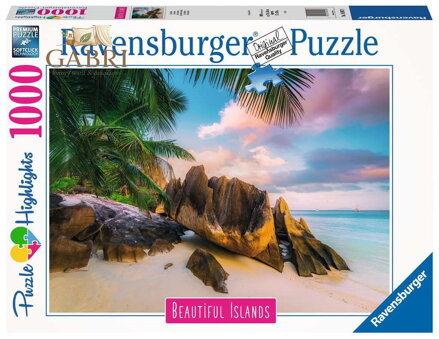 RAVENSBURGER Puzzle Nádherné ostrovy: Seychely 1000 dílků