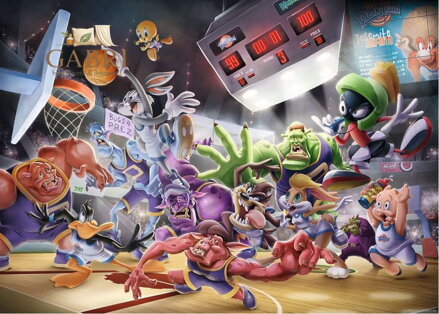 RAVENSBURGER Puzzle Space Jam: Závěrečná smeč 1000 dílků