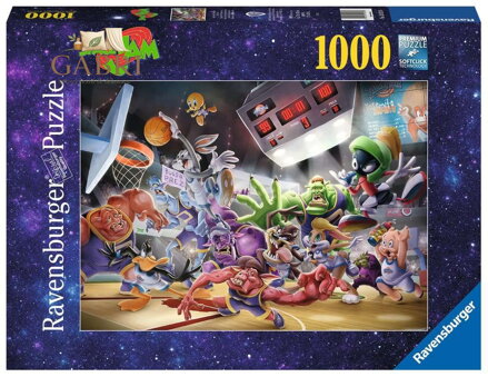 RAVENSBURGER Puzzle Space Jam: Závěrečná smeč 1000 dílků