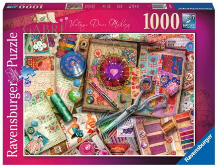RAVENSBURGER Puzzle Vysoká krejčovina 1000 dílků