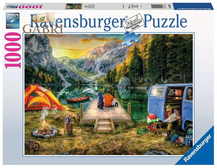 RAVENSBURGER Puzzle Dovolená pod širým nebem 1000 dílků