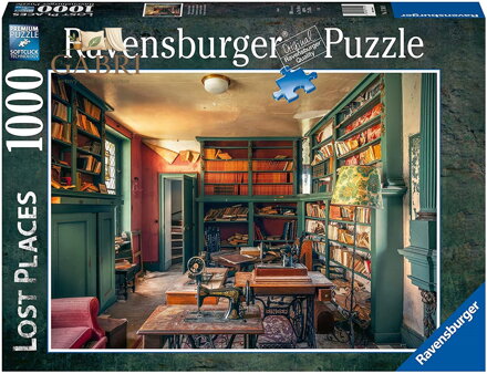 RAVENSBURGER Puzzle Ztracená místa: Záhadná hradní knihovna 1000 dílků