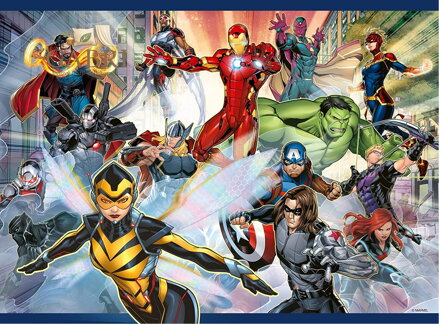 RAVENSBURGER Puzzle Marvel: Avengers XXL 100 dílků