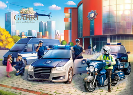 CASTORLAND Puzzle Policejní stanice 120 dílků