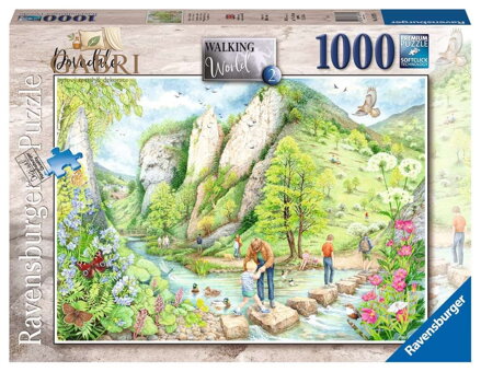 RAVENSBURGER Puzzle Procházky č.2: Dovedale 1000 dílků