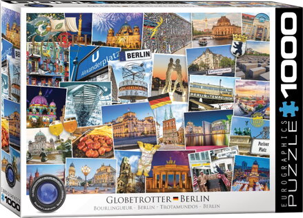 EUROGRAPHICS Puzzle Světoběžník - Berlín 1000 dílků
