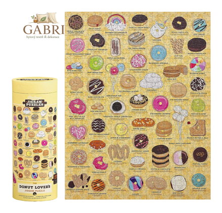 RIDLEY'S GAMES Puzzle Pro milovníky sladkého pečiva 1000 dílků