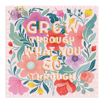 GALISON Čtvercové puzzle Grow through what you go through 500 dílků