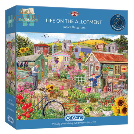 GIBSONS Puzzle Život na zahrádce 1000 dílků