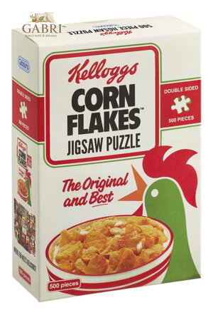 GIBSONS Oboustranné puzzle Kellogg’s Cornflakes 500 dílků
