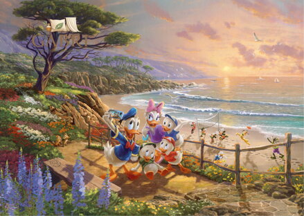 SCHMIDT Puzzle Donald & Daisy: Kačeří odpoledne 1000 dílků