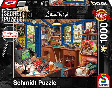 SCHMIDT Secret puzzle Tátova dílna 1000 dílků