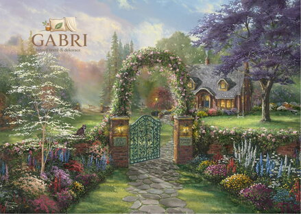 SCHMIDT Puzzle Chaloupka s kolibříky 1000 dílků