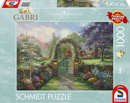 SCHMIDT Puzzle Chaloupka s kolibříky 1000 dílků