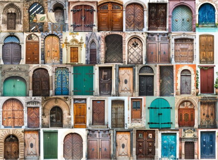 GRAFIKA Puzzle Dveře 2000 dílků