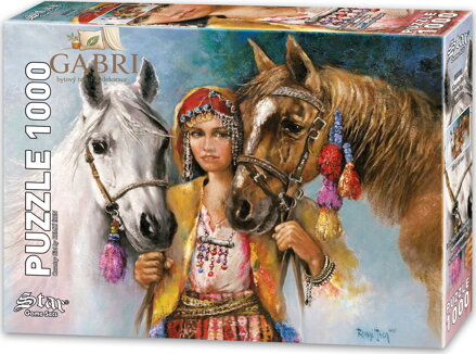 STAR Puzzle Venkovská dívka 1000 dílků