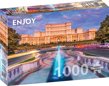 ENJOY Puzzle Parlamentní náměstí, Bukurešť, Rumunsko 1000 dílků