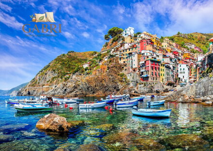 ENJOY Puzzle Riomaggiore, Cinque Terre, Itálie 1000 dílků