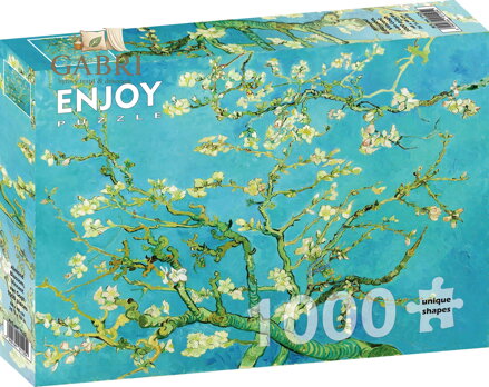 ENJOY Puzzle Vincent Van Gogh: Větev mandlovníku 1000 dílků