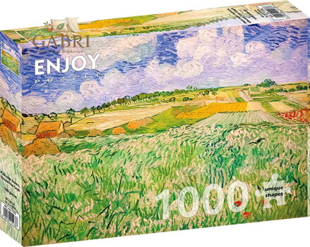 ENJOY Puzzle Vincent Van Gogh: Krajina v Auvers 1000 dílků