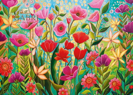 CHERRY PAZZI Puzzle Divoká krása 1000 dílků