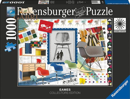RAVENSBURGER Puzzle Eames: Design Spectrum 1000 dílků