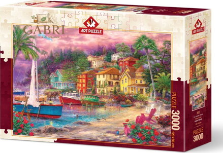 ART PUZZLE Puzzle Purpurové pobřeží 3000 dílků