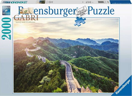RAVENSBURGER Puzzle Čínská zeď při západu slunce 2000 dílků