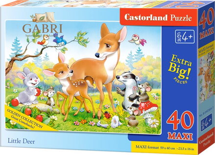 CASTORLAND Puzzle Malý koloušek MAXI 40 dílků